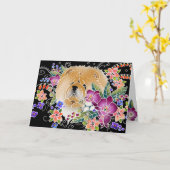 Bouffe de DANSE de JARDIN - cartes noires (Fleur jaune)