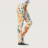 Bouffée de fleurs rétro - Leggings (Droite)