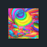 Bouffée de graffitis - Toile d'art pop colorée<br><div class="desc">Élevez votre espace grâce à notre Toile Excelsiée Galerie avec une explosion dynamique de tons noirs, roses, bleus, orange et violets. Plongez dans l'énergie urbaine de cet art pop inspiré par le graffiti, méticuleusement conçu dans un style vectoriel élégant. Parfait pour ajouter une touche audacieuse et contemporaine à votre maison...</div>