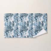 Boug de café Dreamy Blue Hawaiian Palms (Serviette à main)