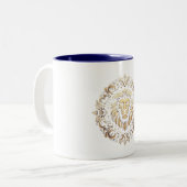 Boug de logo Lion - Tasse grasse Graphique animal (Devant gauche)