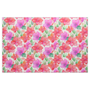 Bougainvillea aloha-patroon stof