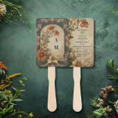 Bougainvillea Art Nouveau bruiloft Handwaaier