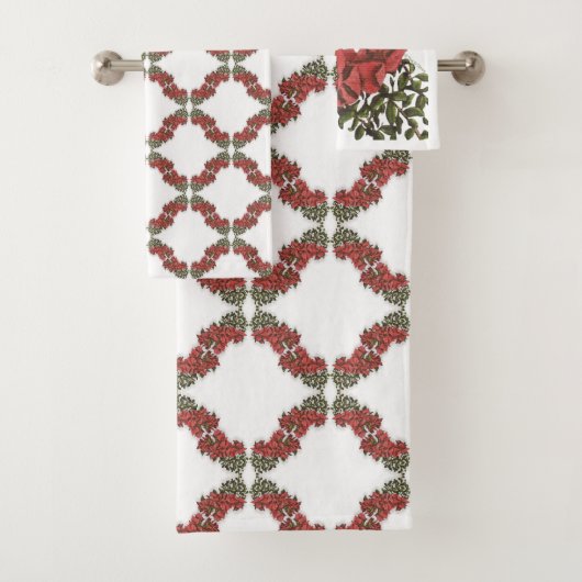 Bougainvillea Bath Towels Bad Handdoek (Insitu)