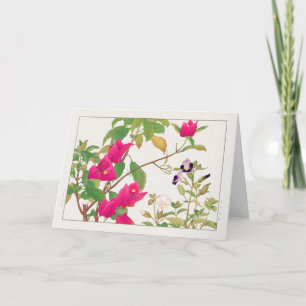 Bougainvillea, bisselbloem van Tanigami Konan Kaart