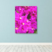 Bougainvillea Canvas Afdruk (Insitu (Houten vloer))