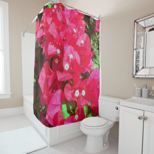 Bougainvillea Cascade rideau de douche (En situation)