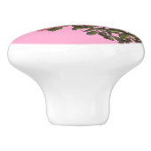 Bougainvillea Ceramic Knob Keramische Knop (Zijkant)