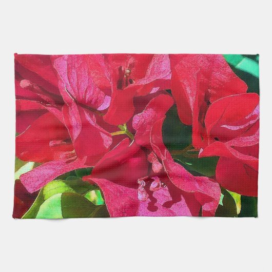 Bougainvillea Closeup Serviettes de cuisine (Horizontal)
