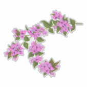 Bougainvillea decal sticker (Voorkant)