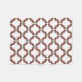Bougainvillea Fleece Blanket Deken (Voorkant (Horizontaal))