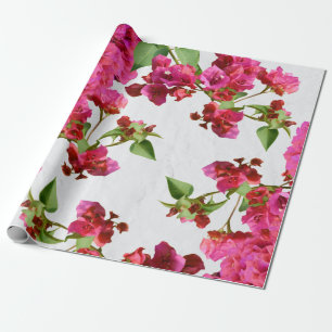 Bougainvillea Floral — Grieks eiland Cadeaupapier