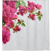 Bougainvillea Floral — Grieks eiland Douchegordijn (Voorkant)