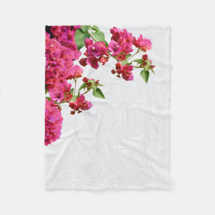 Bougainvillea Floral — Grieks eiland Fleece Deken