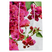 Bougainvillea Floral — Grieks eiland Medium Cadeauzakje (Achterkant)