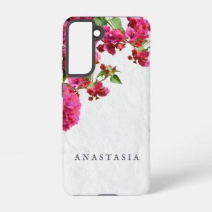 Bougainvillea Floral — Grieks eiland Samsung Galaxy Hoesje