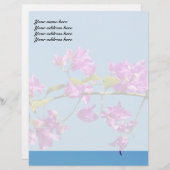 Bougainvillea Flowers Briefhoofd (Voorkant / Achterkant)