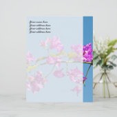 Bougainvillea Flowers Custom Briefhoofd (Staand voorkant)