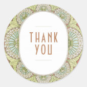 Bougainvillea Hartelijk dank Sticker Art Nouveau (Voorkant)