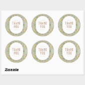 Bougainvillea Hartelijk dank Sticker Art Nouveau (Vel)