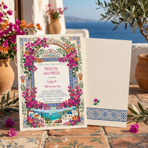 Bougainvillea Mediterraan Griekse Bruidsdouche Kaart