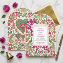 Bougainvillea Mediterranean Arch Bridal Shower