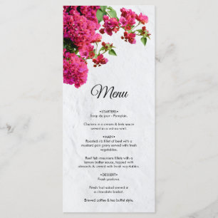 Bougainvillea Mediterranean Greek Island Wedding Menu