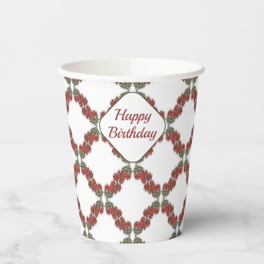 Bougainvillea Paper Cups Papieren Bekers (Links)