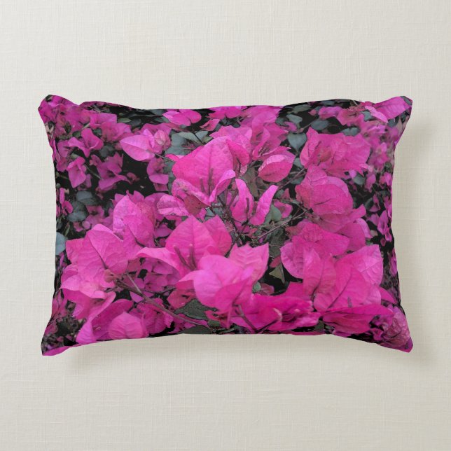 Bougainvillea Pillow Accent Kussen (Voorkant)