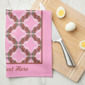 Bougainvillea Serviette de cuisine (Quart Plié)