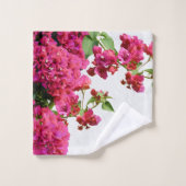 Bougainvilliers Floral Méditerranée Grecque (Gant de toilette)