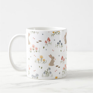 Bouge de Pâques Bunny Cadeau Enfants Café Mug Fleu