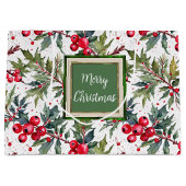 Boughs festifs de Holly Botanical Medium Sac cadea (Devant)