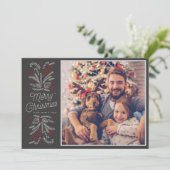 Boughs of Joy Christmas Holiday Carte Appartement (Debout devant)