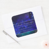 Bougie Bleue Étiquette de produit de sauce chaude  (Enveloppe)