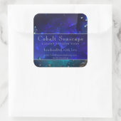 Bougie Bleue Étiquette de produit de sauce chaude  (Sac)