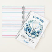 Bougie Bleue Premier livre d'invité de communion H (À l'intérieur)