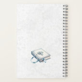 Bougie Bleue Premier livre d'invité de communion H (Verso)