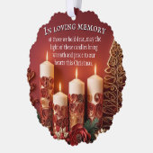 Bougie commémorative Ornement de Noël (Gauche)