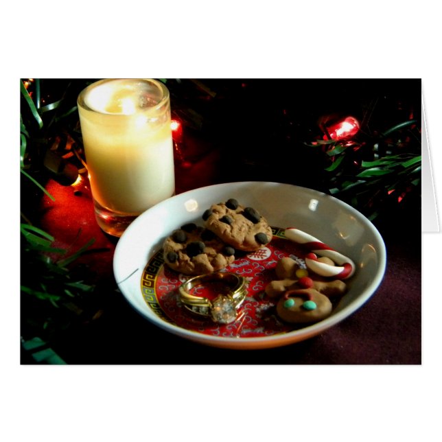 Bougie de biscuit de Noël (Devant horizontal)