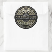 Bougie de cire d'abeille Heraldic Étiquette de pro (Sac)