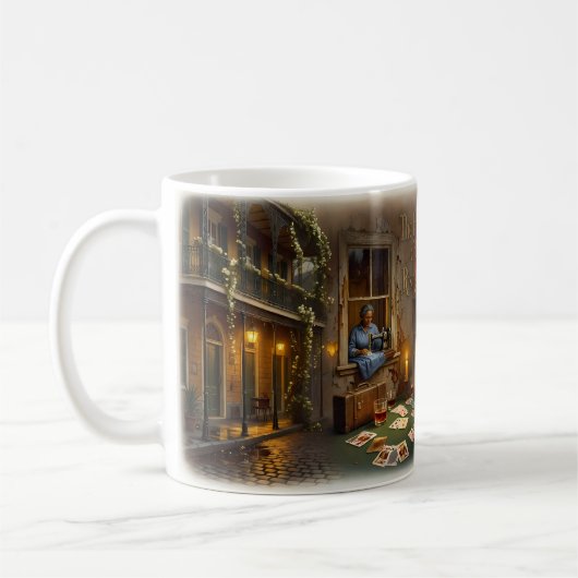 Bougie de la Maison du Soleil Levant Mug (Gauche)