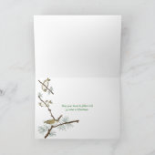 Bougie de Noël avec carte de joie (Intérieur)