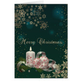 Bougie de Noël, Pneus de neige, Noël vert (Devant)