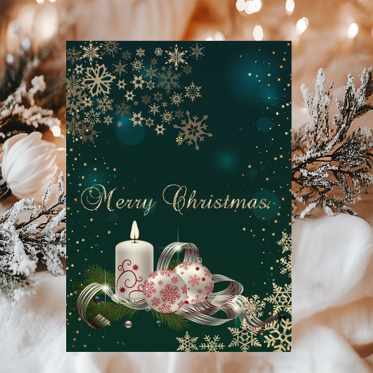 Bougie de Noël, Pneus de neige, Noël vert