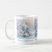 Bougie de Noël rêveuse Mug (Gauche)