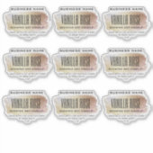 Bougie de soja transparente Étiquette étincelle d' (Devant)