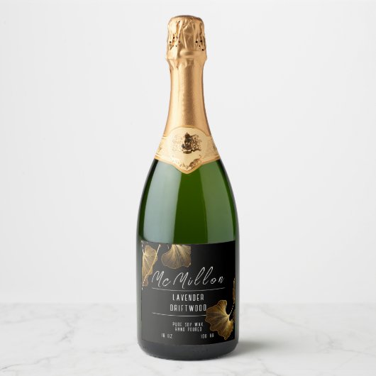 Bougie de vin Étiquette (Devant)