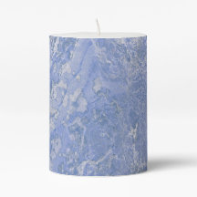 Bougie en marbre bleu 3X4
