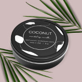 Bougie Étiquette Design abstrait